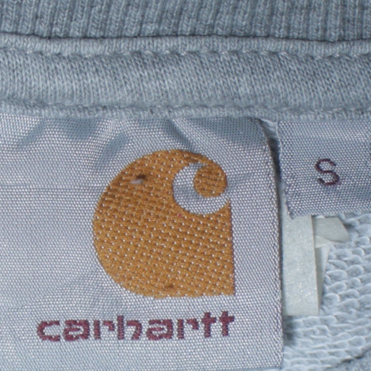 Carhartt Men's Grey Small Crew Neck Pullover Sweatshirt