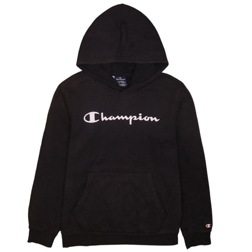 Champion Boys Black XL 13-14 Years Pullover Hoodie Sweatshirt