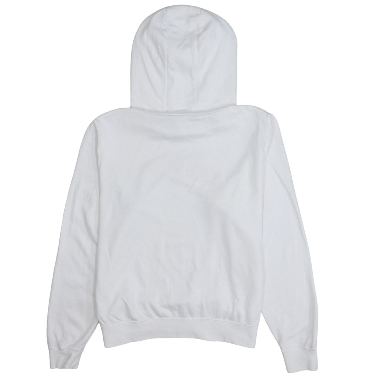 Nike Women's White Small Pullover Hoodie with Gold Logo
