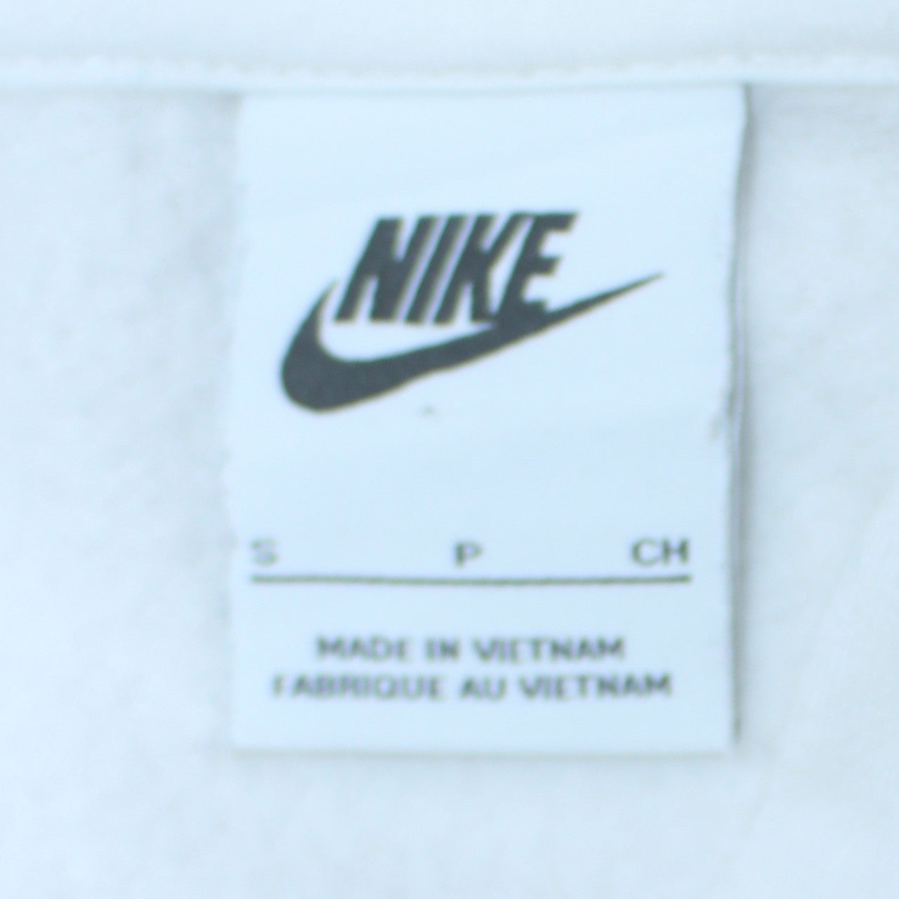Nike Women's White Small Pullover Hoodie with Gold Logo