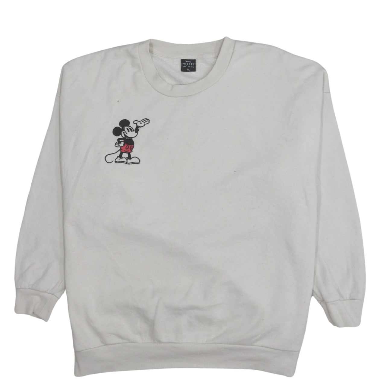 Pep&Co Disney Mickey Mouse White XL Unisex Sweatshirt