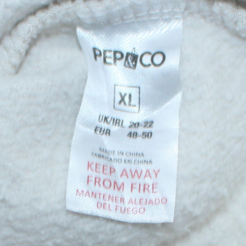 Pep&Co Disney Mickey Mouse White XL Unisex Sweatshirt