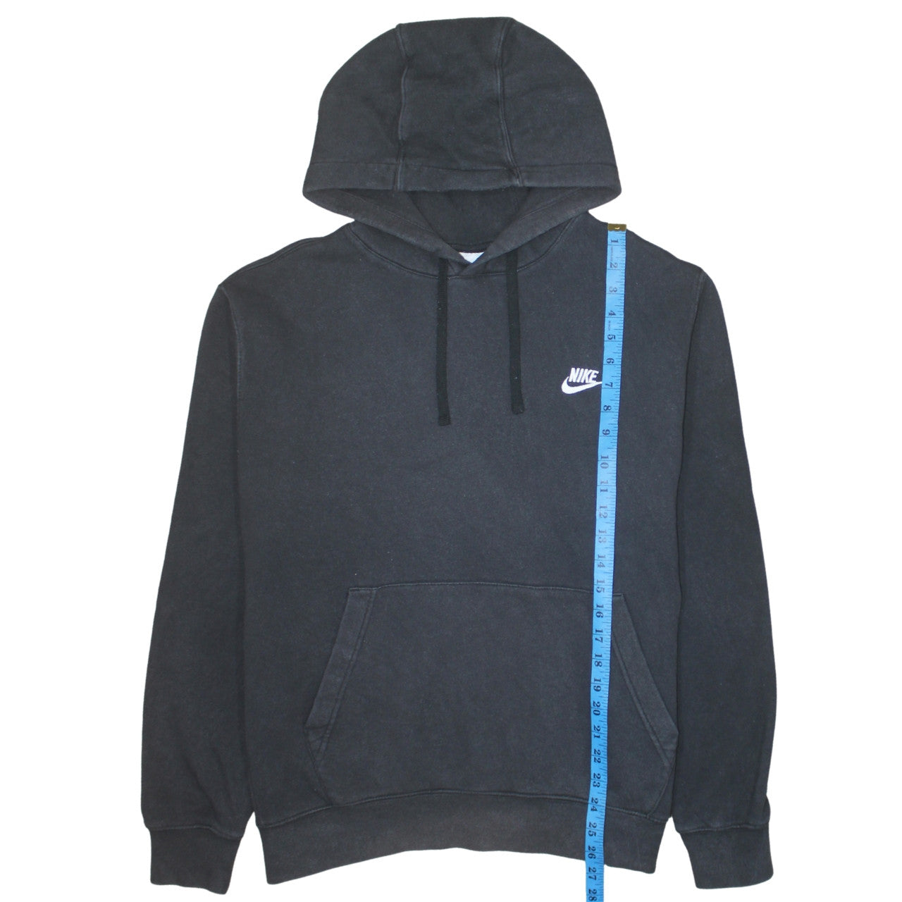 Nike Men's Black Pullover Fleece Hoodie L Regular Fit