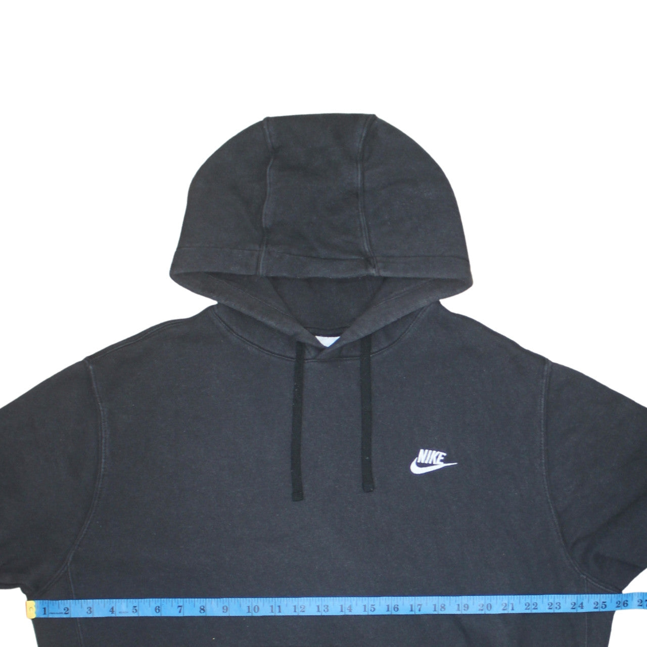 Nike Men's Black Pullover Fleece Hoodie L Regular Fit