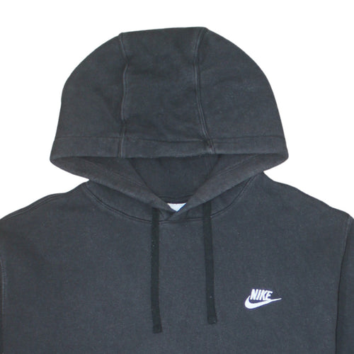 Nike Men's Black Pullover Fleece Hoodie L Regular Fit