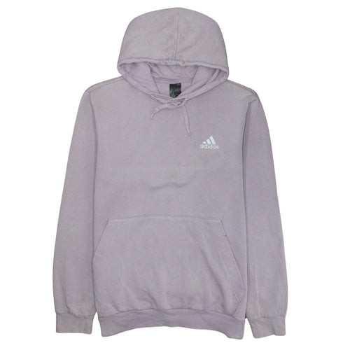 adidas Women’s Purple Pullover Hoodie Size L Fleece Casual Sportswear