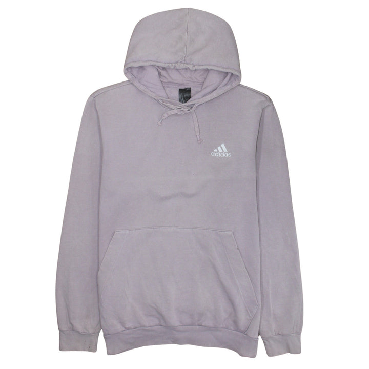 adidas Women’s Purple Pullover Hoodie Size L Fleece Casual Sportswear
