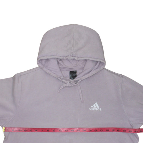 adidas Women’s Purple Pullover Hoodie Size L Fleece Casual Sportswear