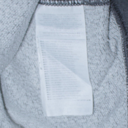 Nike Men Grey Crew Neck Logo Pullover Sweatshirt Size M