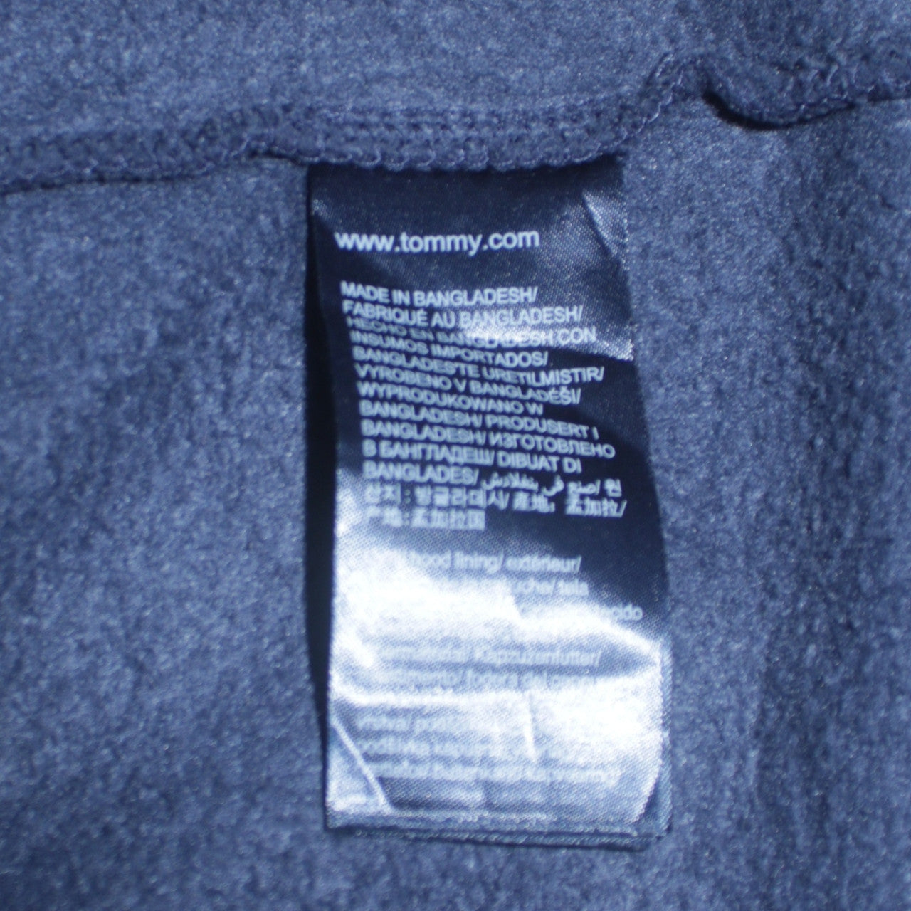 Tommy Jeans Men's Blue XL Pullover Hoodie Cotton Blend