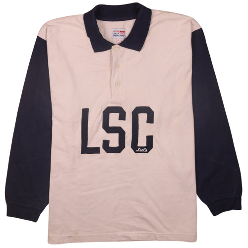 Levi's Men's Beige LSC Collared Henley Sweatshirt Size L