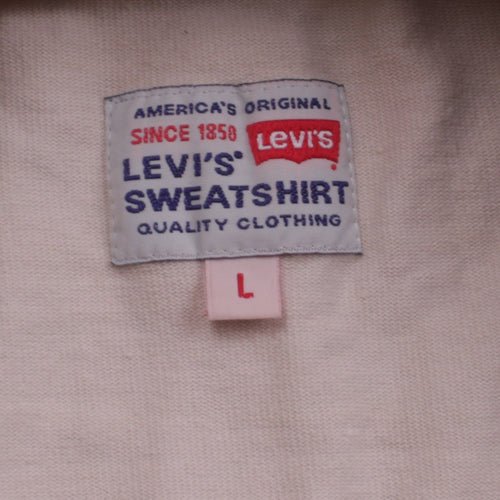 Levi's Men's Beige LSC Collared Henley Sweatshirt Size L