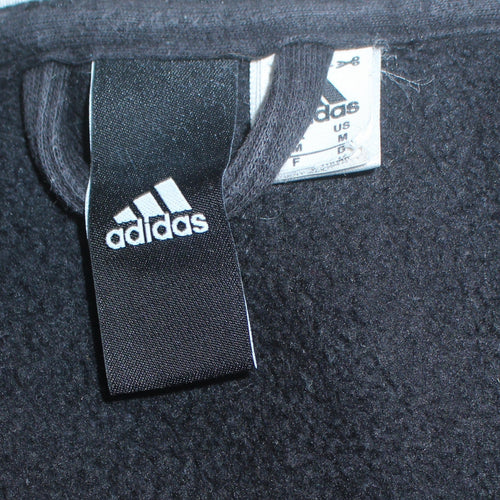 Adidas Men's Black Full Zip Hoodie M Sports Fleece Sweatshirt