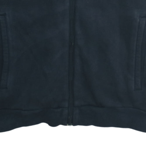 Adidas Men's Black Full Zip Hoodie M Sports Fleece Sweatshirt