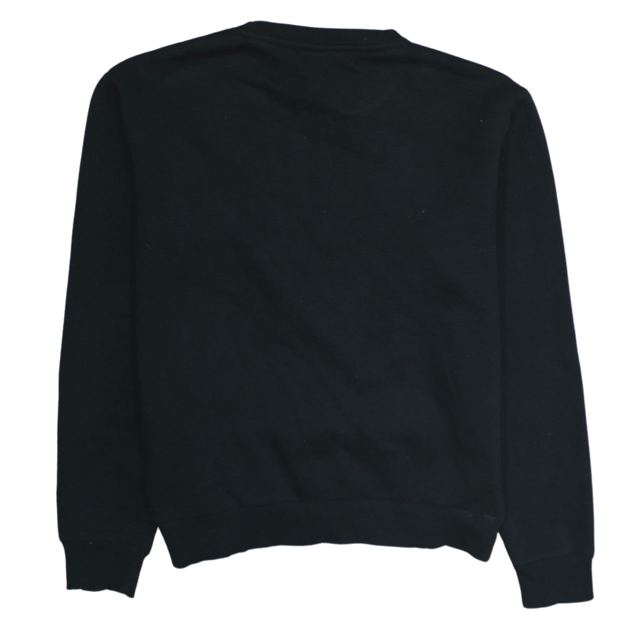 Ellesse Womens Black Crew Neck Sweatshirt UK 10 Cotton Blend Casual