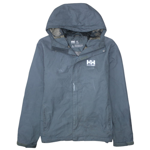 Helly Hansen Men's Black Waterproof Hooded Rain Jacket M