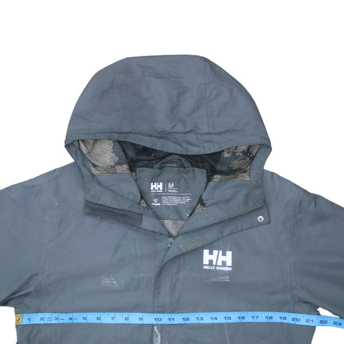 Helly Hansen Men's Black Waterproof Hooded Rain Jacket M