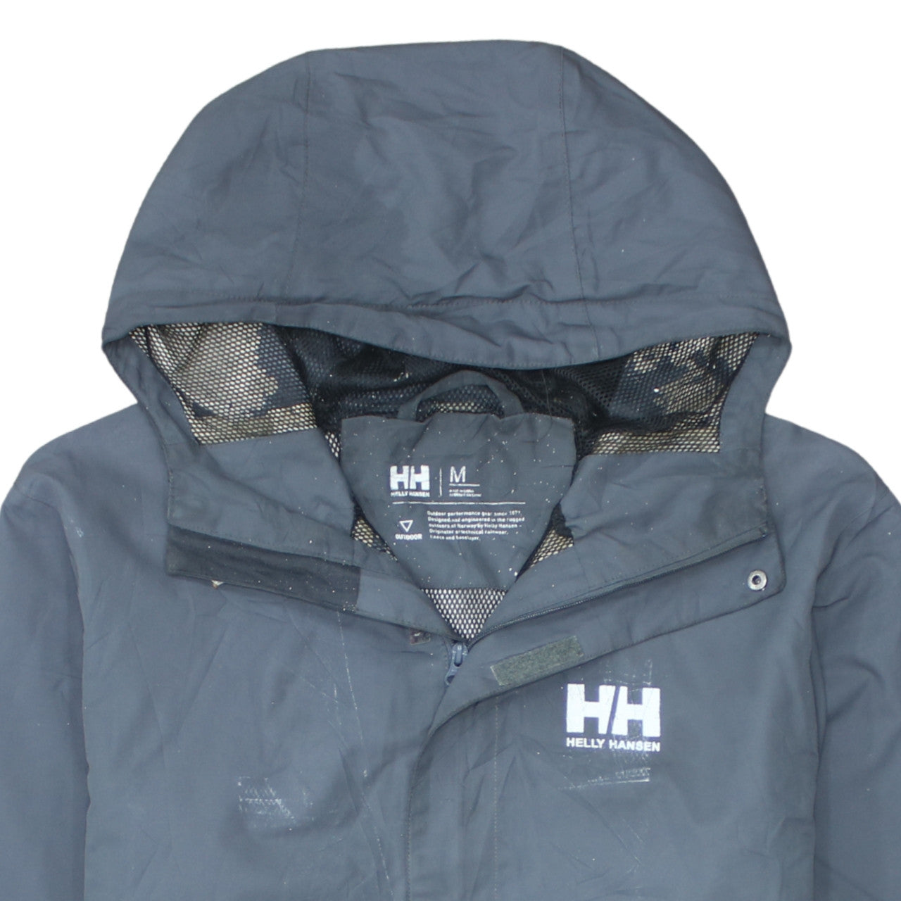 Helly Hansen Men's Black Waterproof Hooded Rain Jacket M