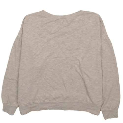 Reebok Womens Beige XL Pullover Sweatshirt Relaxed Fit