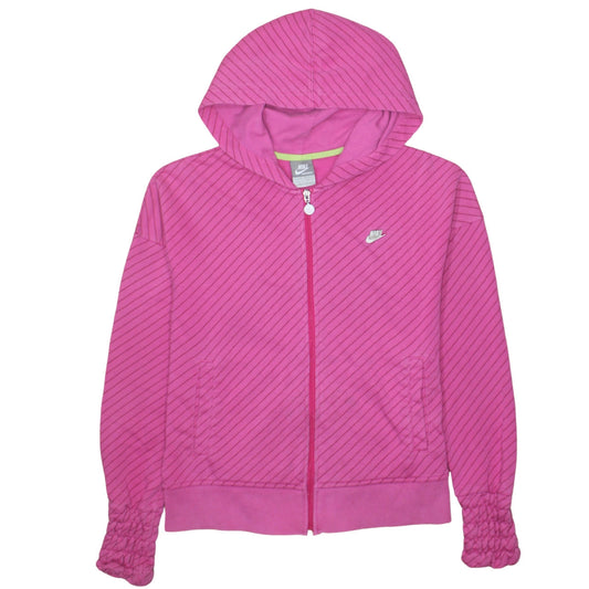 Nike Teens Pink Full Zip Hoodie XL 13-15 Years Sportswear Casual