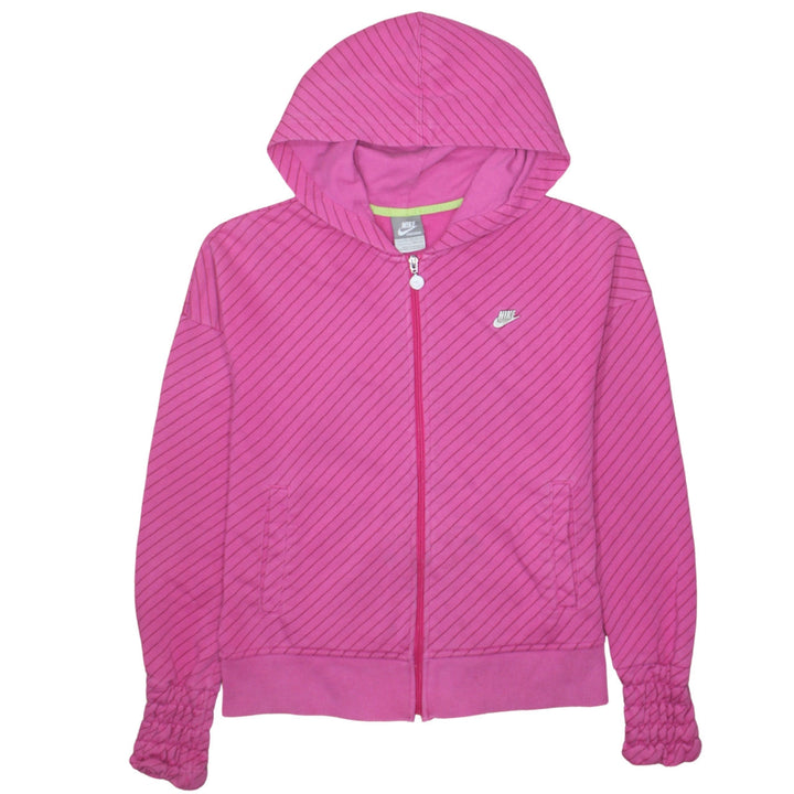 Nike Teens Pink Full Zip Hoodie XL 13-15 Years Sportswear Casual