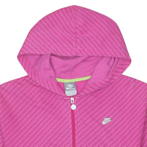 Nike Teens Pink Full Zip Hoodie XL 13-15 Years Sportswear Casual