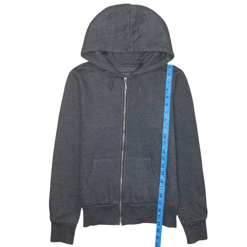 Atmosphere Women Grey Size 10 Full Zip Hoodie with Pockets