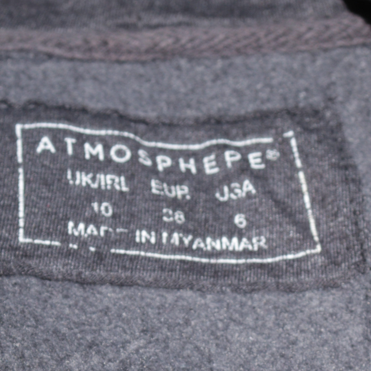 Atmosphere Women Grey Size 10 Full Zip Hoodie with Pockets