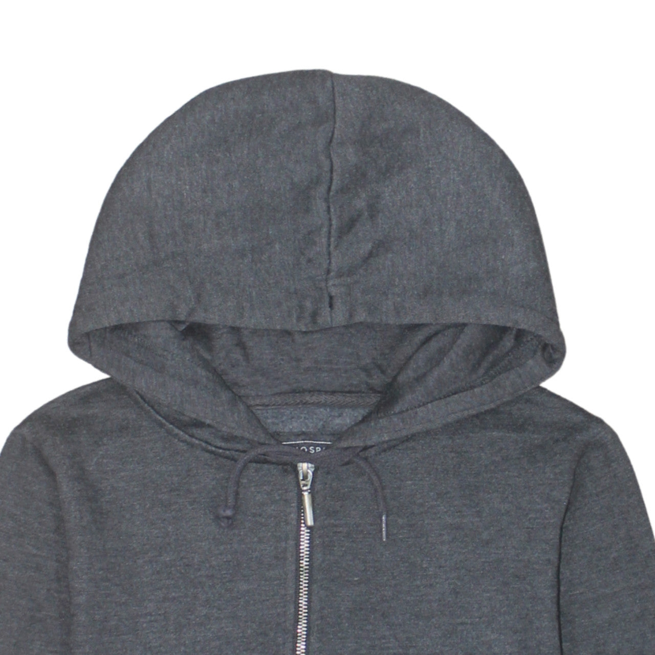 Atmosphere Women Grey Size 10 Full Zip Hoodie with Pockets