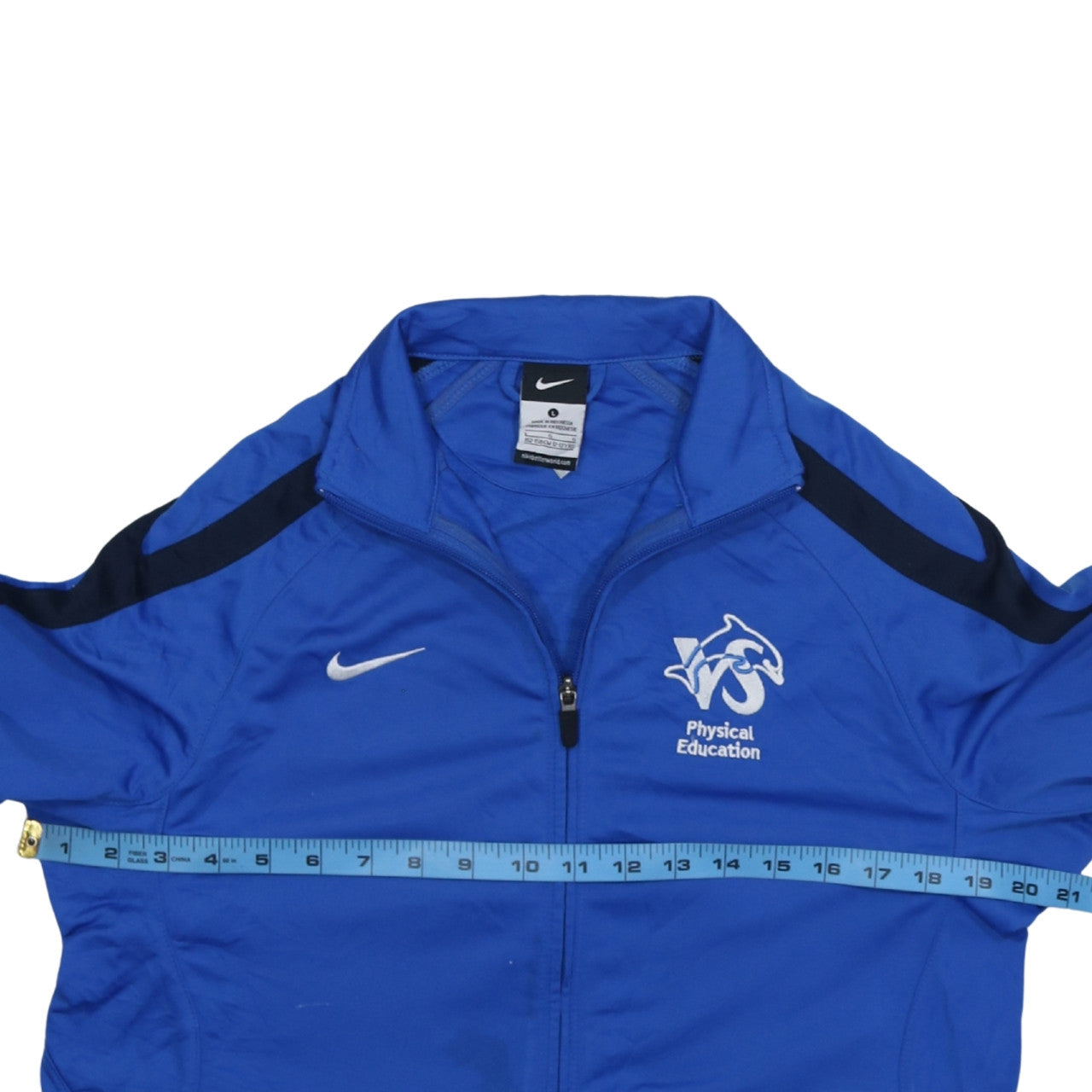 Nike Boys Blue Full Zip Physical Education Sweatshirt 12-13 Years