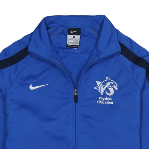 Nike Boys Blue Full Zip Physical Education Sweatshirt 12-13 Years