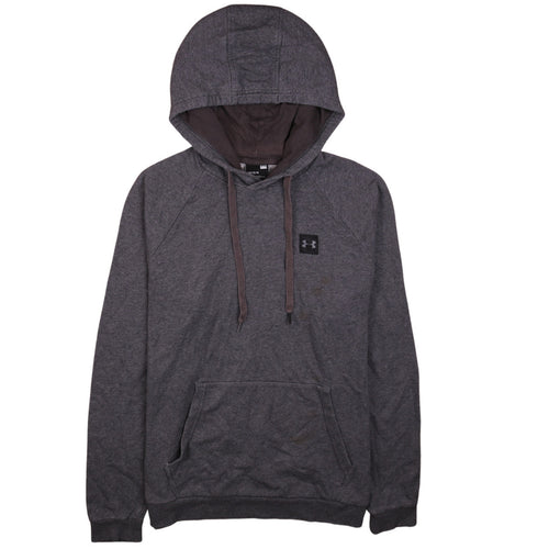 Under Armour Womens Grey Pullover Hoodie Size L Cotton Blend