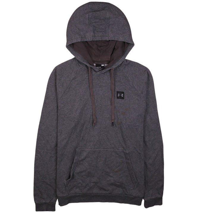 Under Armour Womens Grey Pullover Hoodie Size L Cotton Blend