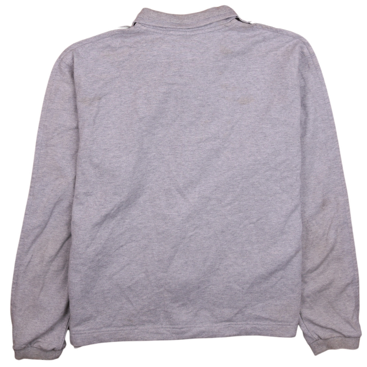 Nike Men's Grey Full Zip Collared Sweatshirt Size M