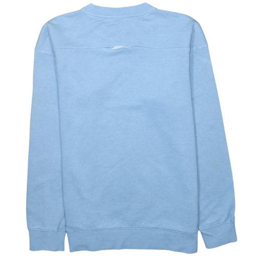 Adidas Women’s Blue Crew Neck Logo Pullover Sweatshirt Size 8