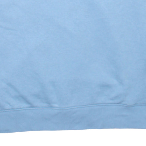 Adidas Women’s Blue Crew Neck Logo Pullover Sweatshirt Size 8