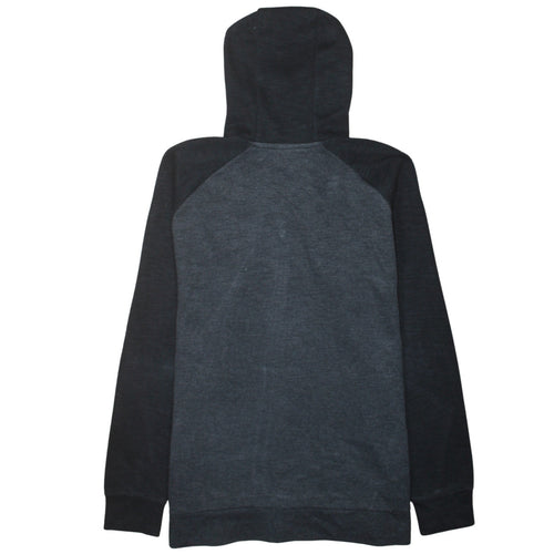 Nike Men's Grey Full Zip Hoodie XL Cotton Blend Lightweight