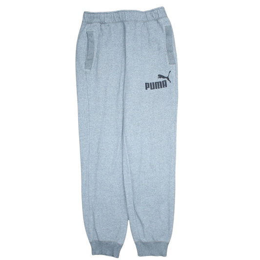 Puma Men's Grey M Jogger Sweatpants Elastic Waist Pockets