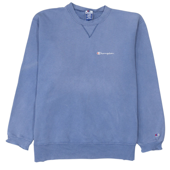 Champion Men's Blue XL Pullover Crew Neck Sweatshirt