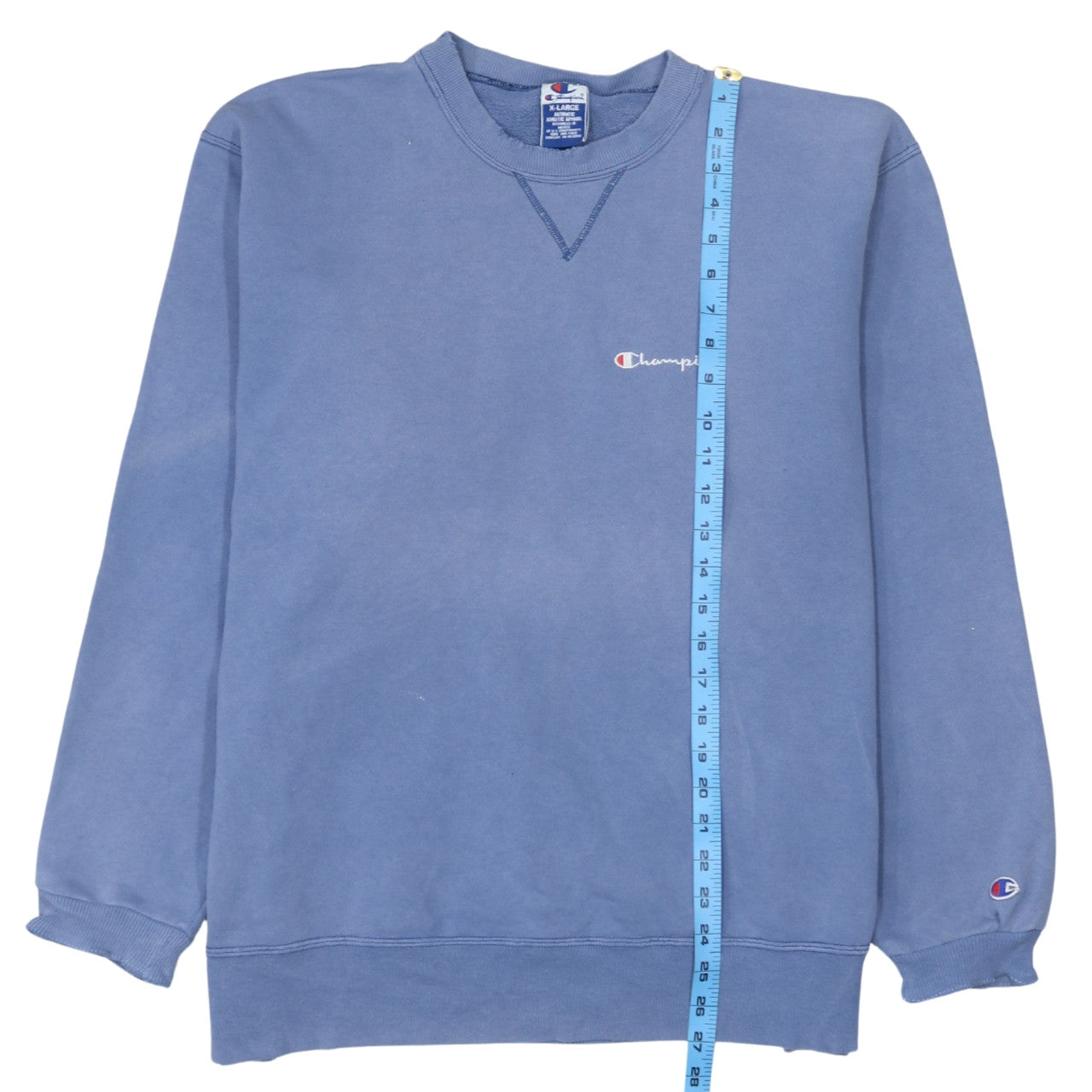 Champion Men's Blue XL Pullover Crew Neck Sweatshirt