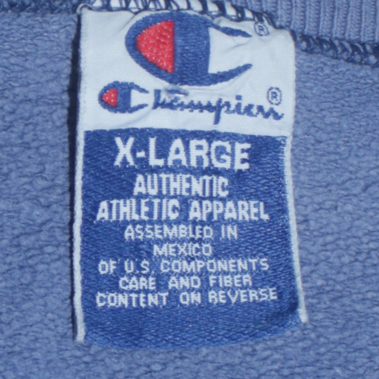 Champion Men's Blue XL Pullover Crew Neck Sweatshirt