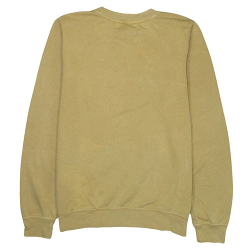 Nike Men's Beige Crew Neck Regular Fit Sweatshirt Size S