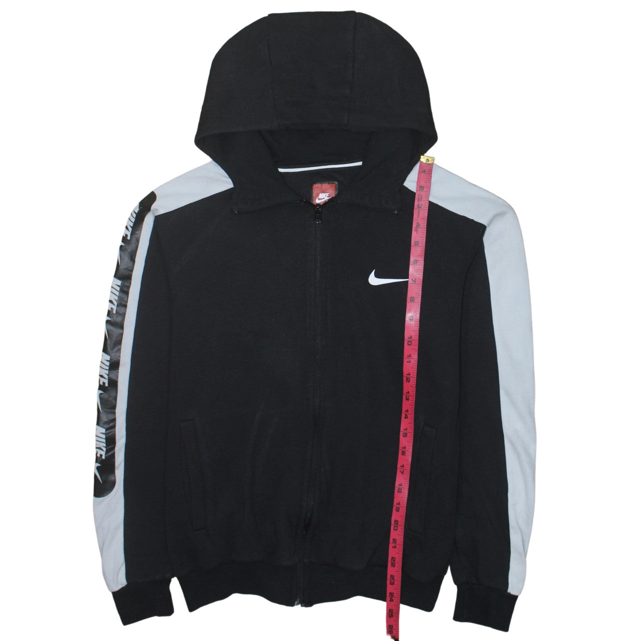 Nike Men's Black Full Zip Hoodie M Sports Fleece Sweatshirt