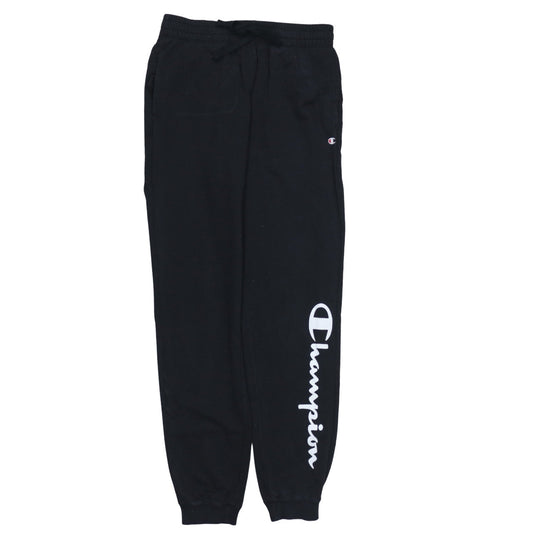 Champion Men’s Black Small Jogger Sweatpants Cotton Blend