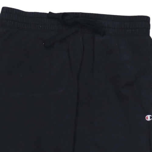 Champion Men’s Black Small Jogger Sweatpants Cotton Blend