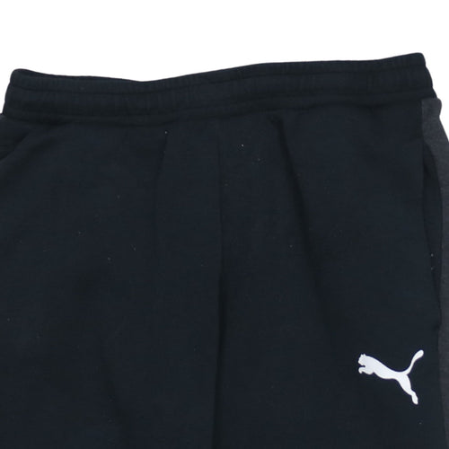 Puma Men’s Black Jogger Sweatpants M Regular Fit Activewear