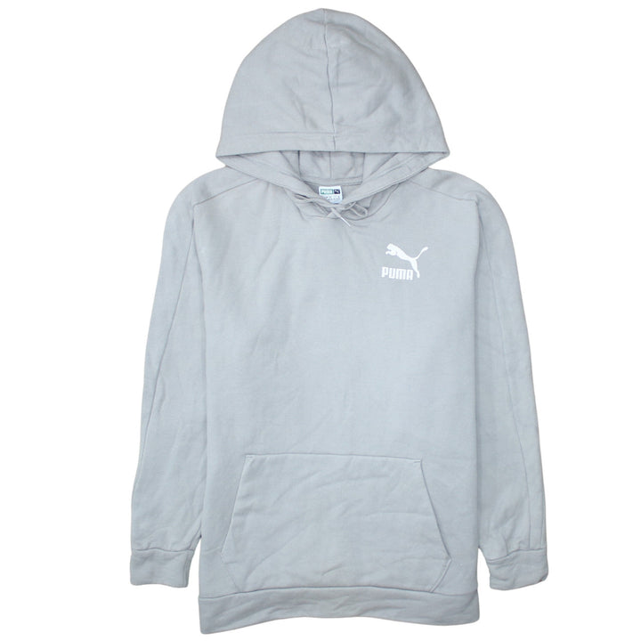 Puma Men's Grey Pullover Hoodie Size M Sportswear