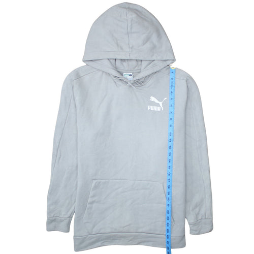 Puma Men's Grey Pullover Hoodie Size M Sportswear