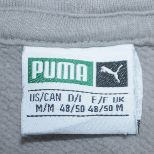 Puma Men's Grey Pullover Hoodie Size M Sportswear