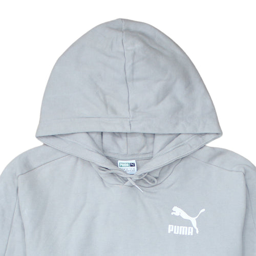 Puma Men's Grey Pullover Hoodie Size M Sportswear